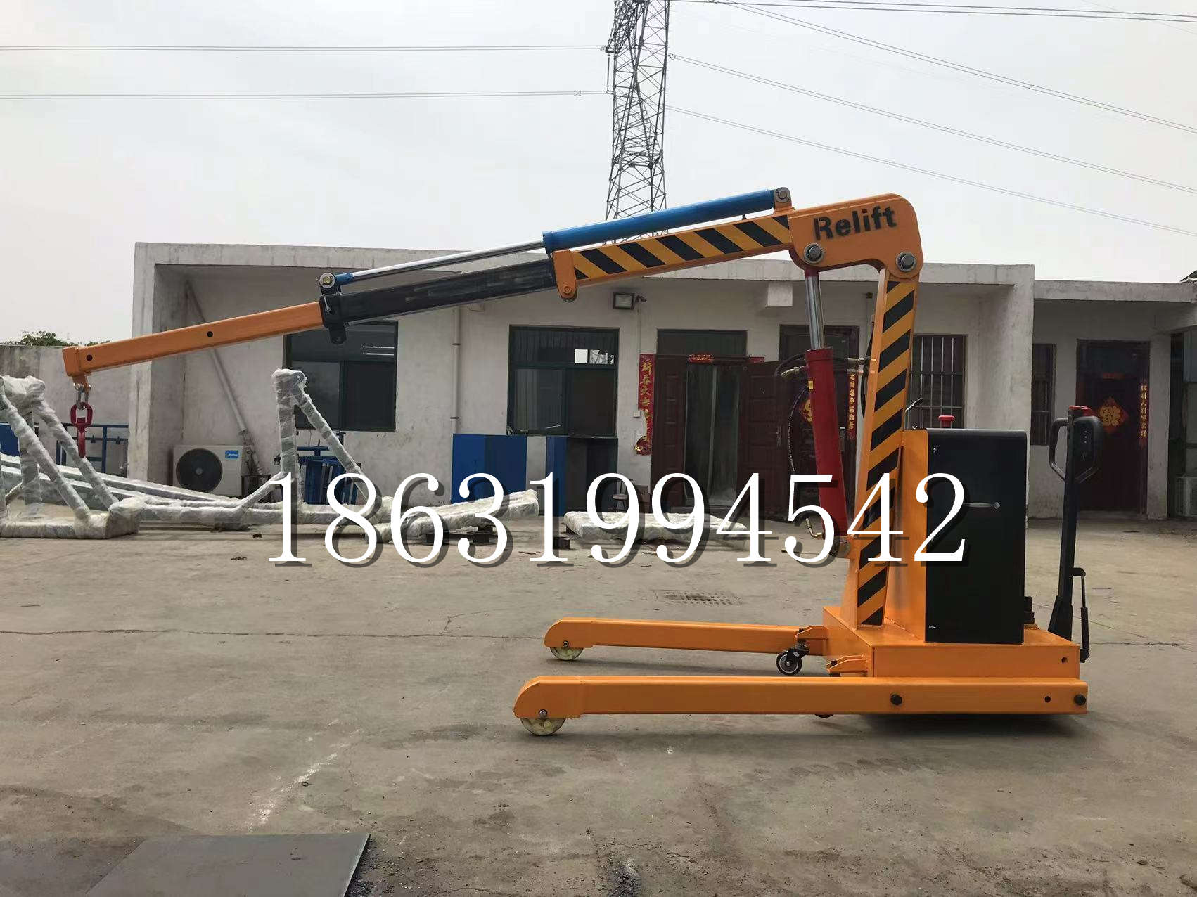 矿区久征定做3吨三轮随车吊 农用园林绿化移树吊 平板工程用小吊机